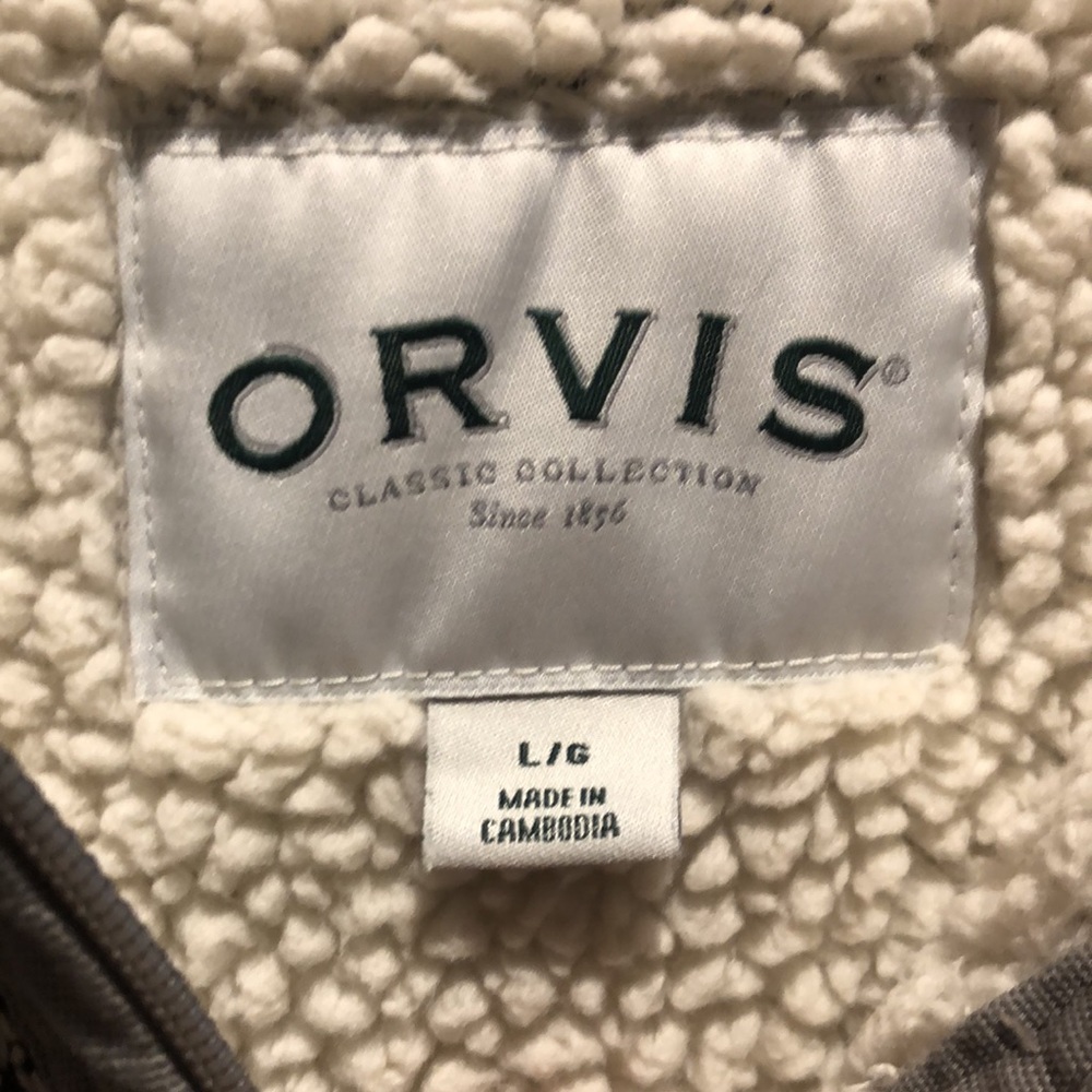 Orvis Thick Pullover sweater jacket - Picture 2 of 14